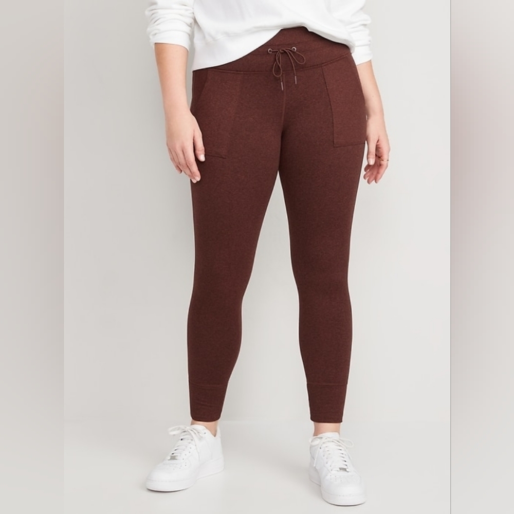 Old Navy High-Waisted Women's Dark Brown Joggers